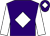 Purple, white diamond, sleeves and diamond on cap ()