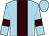 Light blue, brown stripe and armlets (Let's Live Racing)