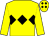Yellow, black triple diamond, yellow cap, black diamonds (Mr J T Habershon-Butcher)