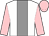 White, grey stripe, pink sleeves and cap (The Shades Of Grey Partnership)