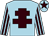 Light blue, brown cross of lorraine, striped sleeves and star on cap (C E Stedmand & J A Provan)