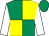 Emerald green and yellow (quartered), white sleeves, emerald green cap (Mr Trevor Hemmings)