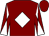 Maroon, white diamond, diabolo on sleeves (Mr Jeff W Hall)