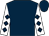 Dark blue, white sleeves, dark blue diamonds and cap (Axom Xliii)