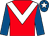 Red, white chevron, royal blue sleeves, royal blue cap, white star (Mr Mark Savidge & Mr H Bennett)