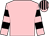 Pink, black hooped sleeves, striped cap (Messrs A & R Lyle)