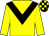 Yellow, black chevron, black and yellow check cap (David Sewell & Terry Warner)