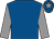 Royal blue, grey sleeves, royal blue cap, grey star (Mrs Robert McCarthy)