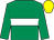 Emerald green, white hoop, yellow cap (Mr Patrick J Woods)