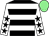 Black, white hoops, white sleeves, black stars, light green cap (The Ten From Seven)