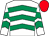 White, emerald green chevrons, red cap (Mr Noel Gerard Moran)