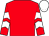 Red, white chevrons on sleeves, white cap (The Max Partnership)