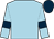 Light blue, dark blue armlets, dark blue cap (Highclere T'bred Racing- Crievehill)
