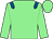 Light green, royal blue epaulets (Mr I S Smith)