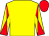 Yellow, yellow and red diabolo on sleeves, red cap (Moon Artist Partnership)
