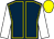 Dark blue, yellow seams, white sleeves, yellow cap (Mr Peter J Burton)