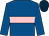 Royal blue, pink hoop, dark blue cap (Mrs C Banks)