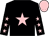 Black, pink star, black sleeves, pink stars, pink cap (Mr Patrick Toes)