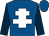 Royal blue, white cross of lorraine, dark blue sleeves (The Bright Lights)
