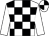 White and black check, White sleeves, Quartered cap (G Touron)