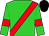 Lime green, red sash and armlets, black cap (Christophe Maulard)