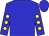 Blue, yellow spots on sleeves, blue cap (Ecurie Sidere)