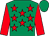Emerald green, red stars and sleeves, emerald green cap (F Tavolieri)