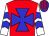 Red, blue maltese cross, white sleeves, blue chevrons, blue and red striped cap, blue peak (Lady Colleen Glaeser & Mr J S Mostert)