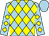 Light blue, yellow diamonds, light blue cap (Jeffrey Yim Tsz Yu)
