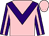 Pink, purple chevron, pink stripe on purple sleeves and stars on purple cap (Kevin Lau Yat Sun)