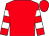 Red, white hooped sleeves (Six Too Many)