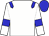 white, blue armlets, blue epaulettes, blue cap (Ecurie Christian Bigeon)