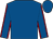 Royal blue, red seams on sleeves (Etienne Dubois)