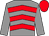 Grey and Red chevrons, grey sleeves, red cap (J F Mary)