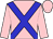 Pink, blue cross sashes (D Sutherland)