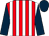 Red and white stripes, dark blue sleeves and cap (Makin' Bacon Partnership)