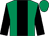 Emerald green, black stripe and sleeves (Mrs C Watson & Mrs S Graham)