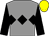 Grey, black triple diamond and sleeves, yellow cap (Mr J P Carrington)