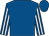 ROYAL BLUE, WHITE striped sleeves (Chris Coley, Lord Vestey & Roa Arkle)