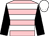 Pink, white hoops, black sleeves, white cap (It's a Bargain Syndicate)