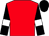 Red, black sleeves, white armlets, black cap (Mr W Jeffrey)