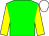 Green, yellow sleeves, white cap (Hunter & McKie)