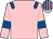 Pink, royal blue epaulets and armlets, striped cap (Mr Kirk Jefferies & Partner)