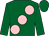 Kelly green, large pink spots (Maram, Llc)