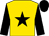 Gold, black star, gold band on black sleeves, black cap (West Point Thoroughbreds)