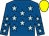 Royal blue, light blue stars, yellow cap (Laura Mason Syndicate Racing)