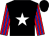 Black, white star, red and blue striped sleeves, black cap (Orion Partners 26, Llc)