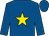 Royal blue, gold star (Shamir Maragh)