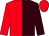 Red and brown halves, red cap (Bourbon Lane Stable (j Hill, M McMahon) And Massey, Cleber J)