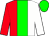 Red and white halved, green stripe, green cap (Gianni Fittipaldi)